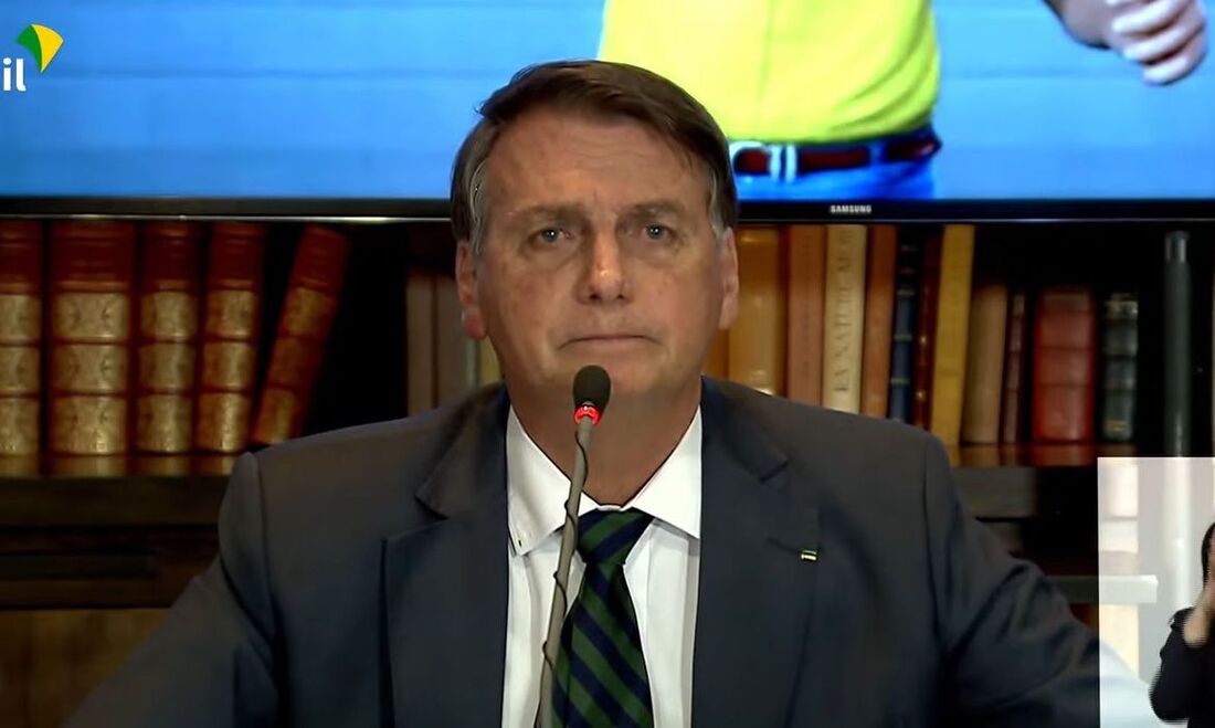 Coletiva do presidente da República, Jair Bolsonaro