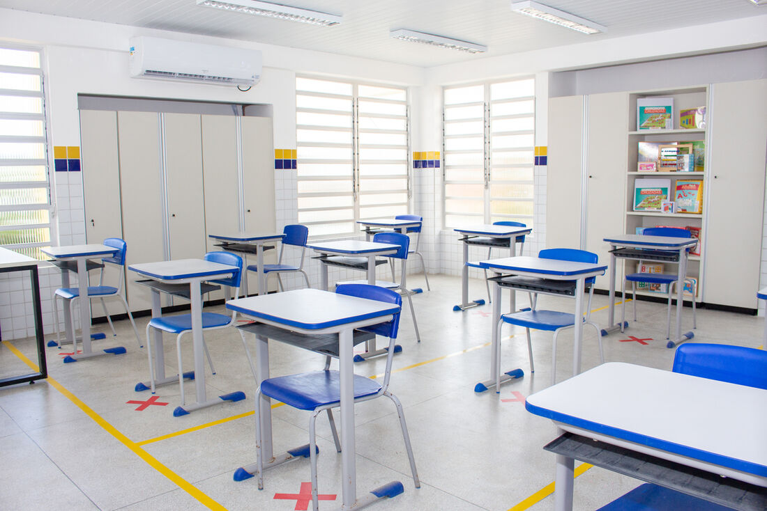 Sala de aula da Rede Municipal de Ensino do Recife