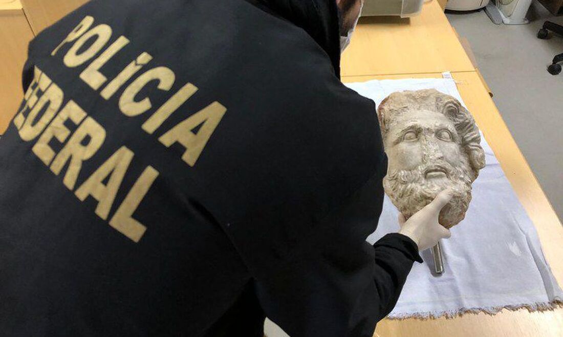 Obra de arte é apreendida pela PF