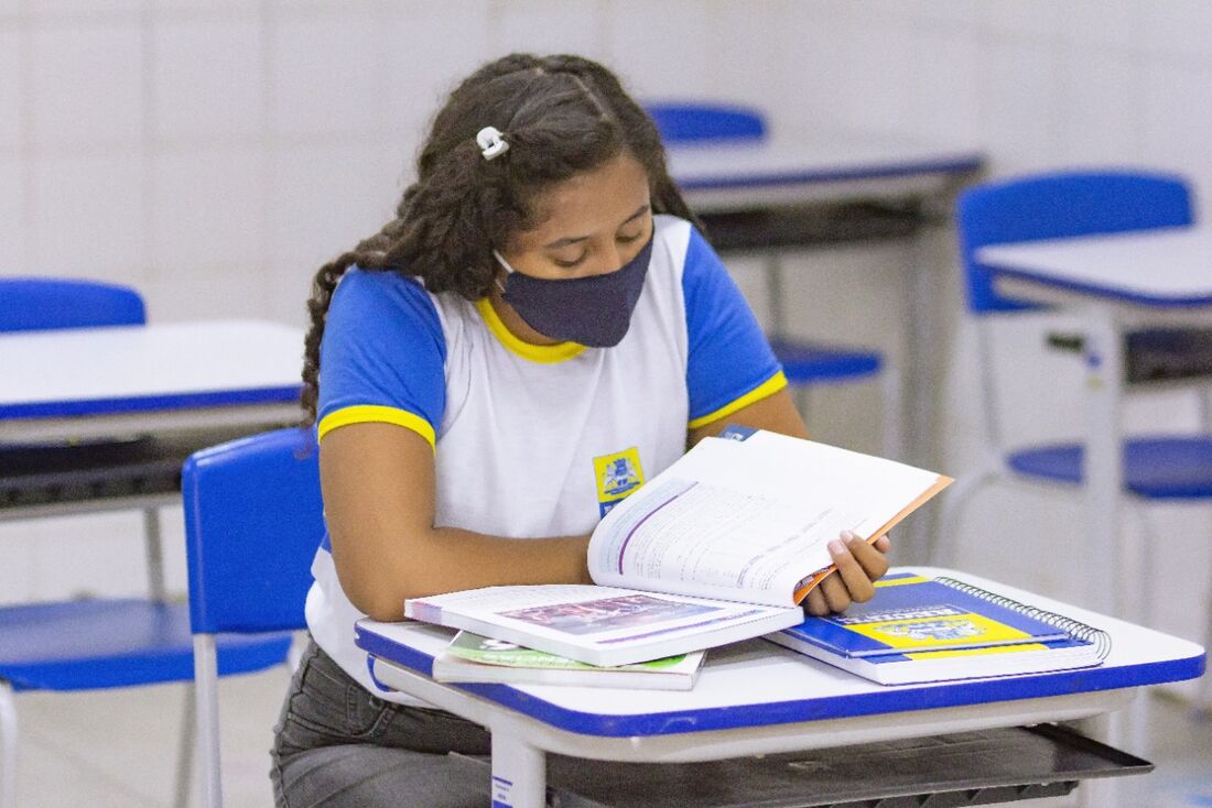 Estudante da rede municipal do Recife