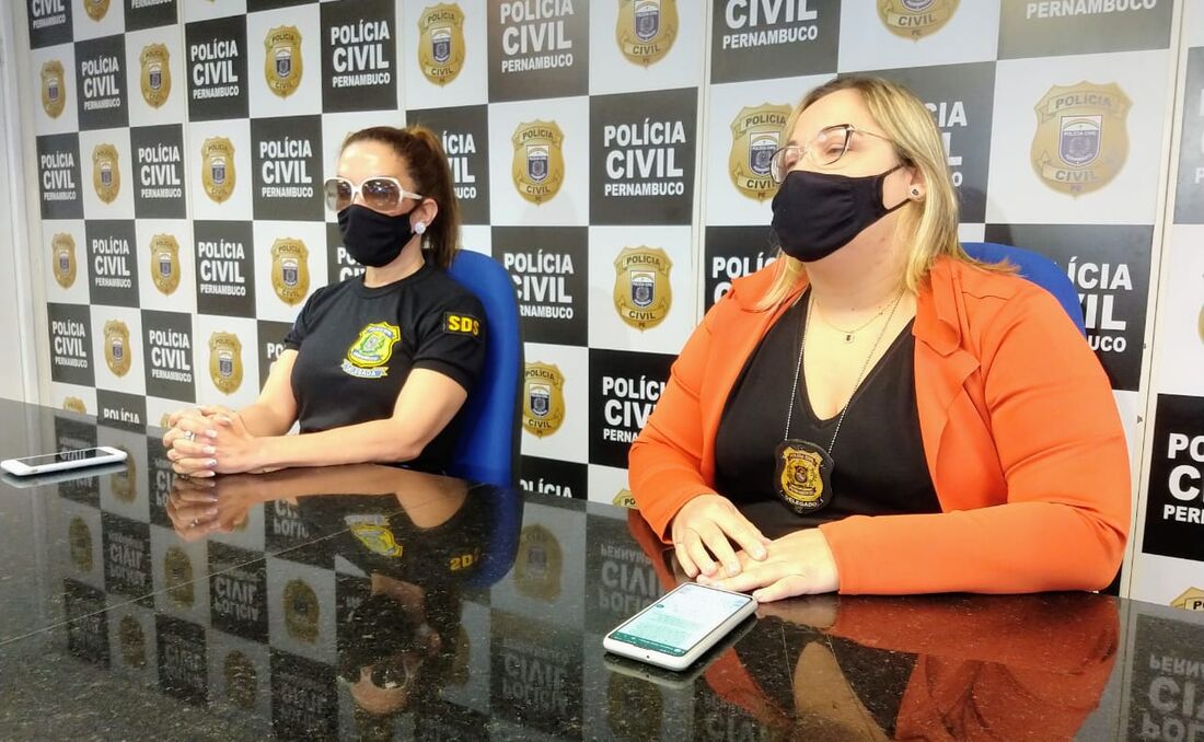 Delegadas apresentaram o caso em coletiva de imprensa, no Recife