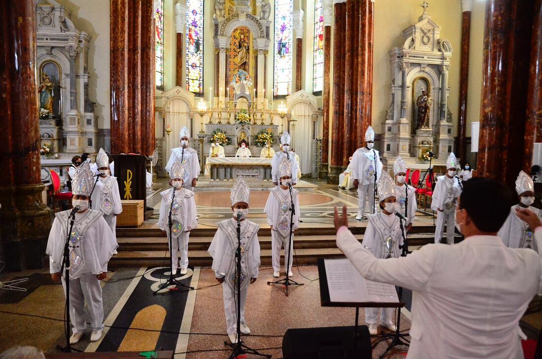 Missa de celebração aconteceu na Basílica do Salesiano, bairro da Boa Vista