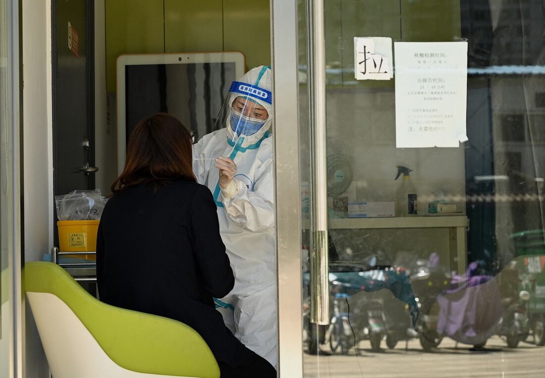 Testagem da Covid-19 na China