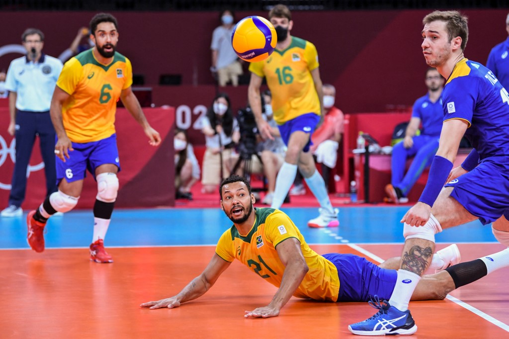 Brasil perdeu para a Argentina por 3 sets a 2