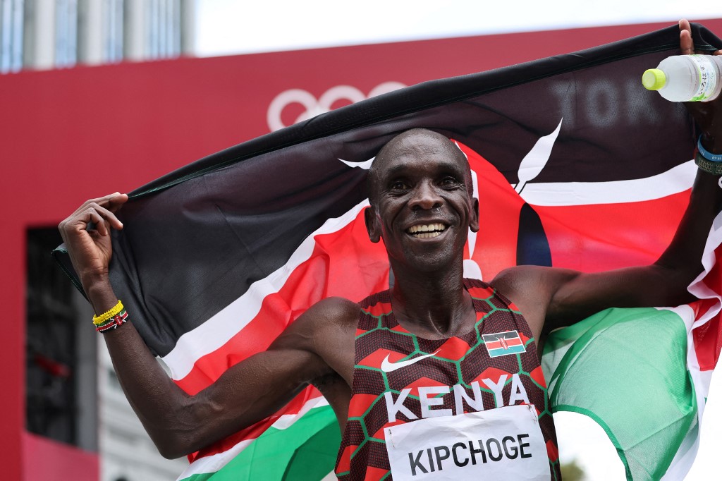 O queniano Kipchoge foi campeão da maratona