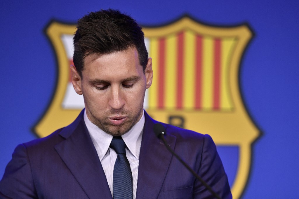 Messi se despede do Barcelona