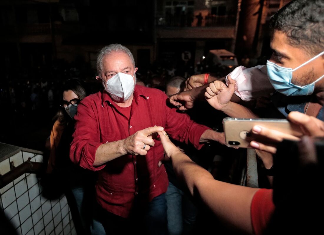 Lula durante visita a Bahia 