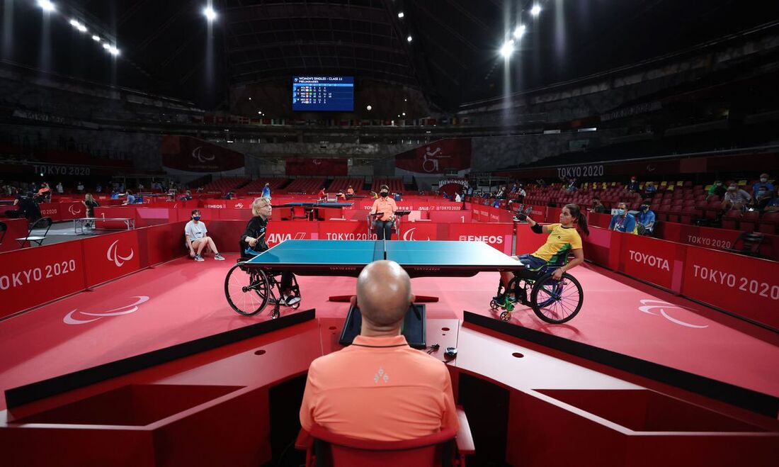 Com o resultado, a atleta alcançou sua primeira medalha paralímpica.