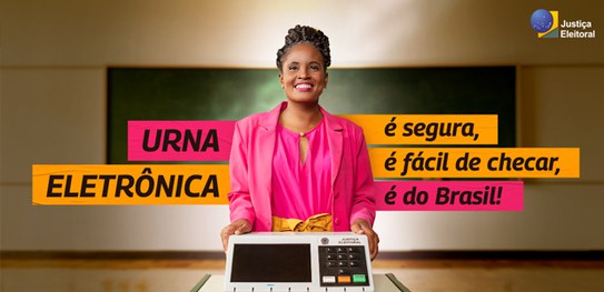 TSE lançou uma campanha em defesa da confiabilidade das urnas eletrônicas