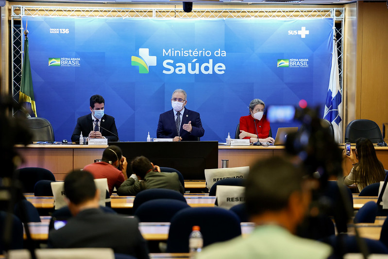 Coletiva do ministério apresenta ajuste na distribuição