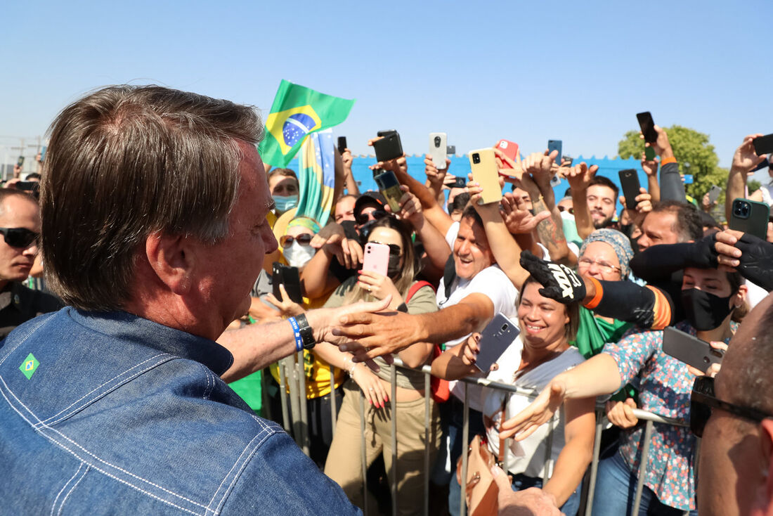 Presidente voltou a criticar o STF em agenda que cumpriu em Cuiabá-MT