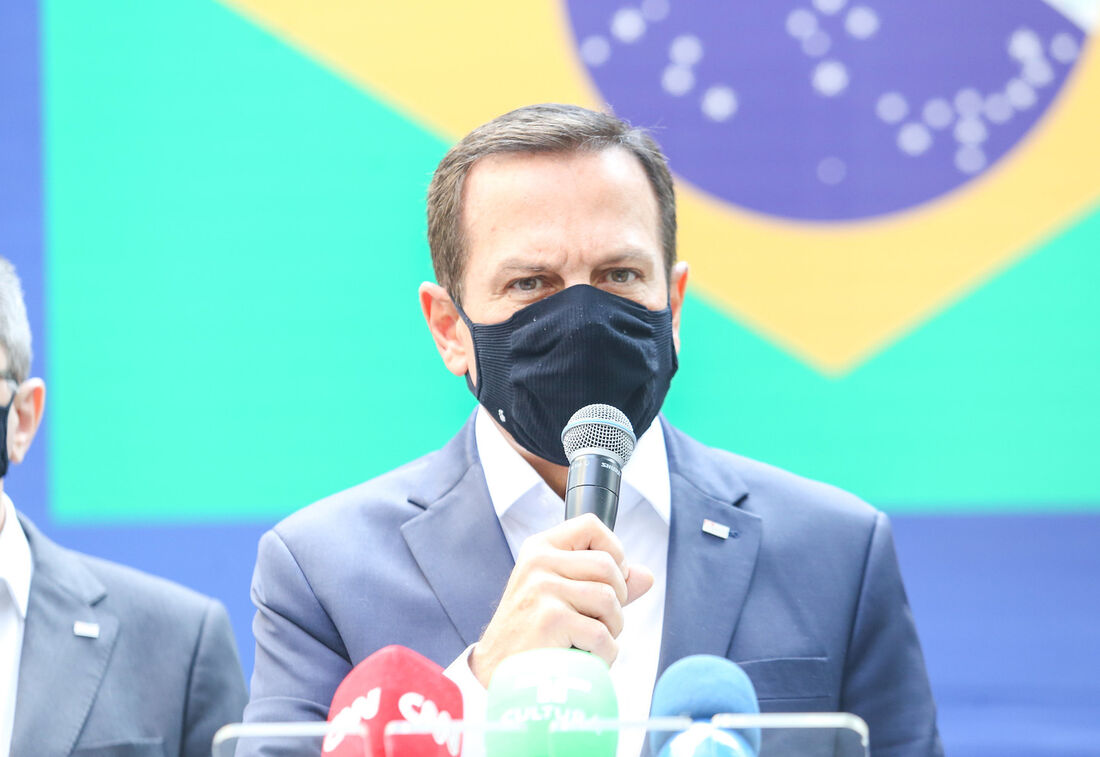 O governador de São Paulo, João Doria