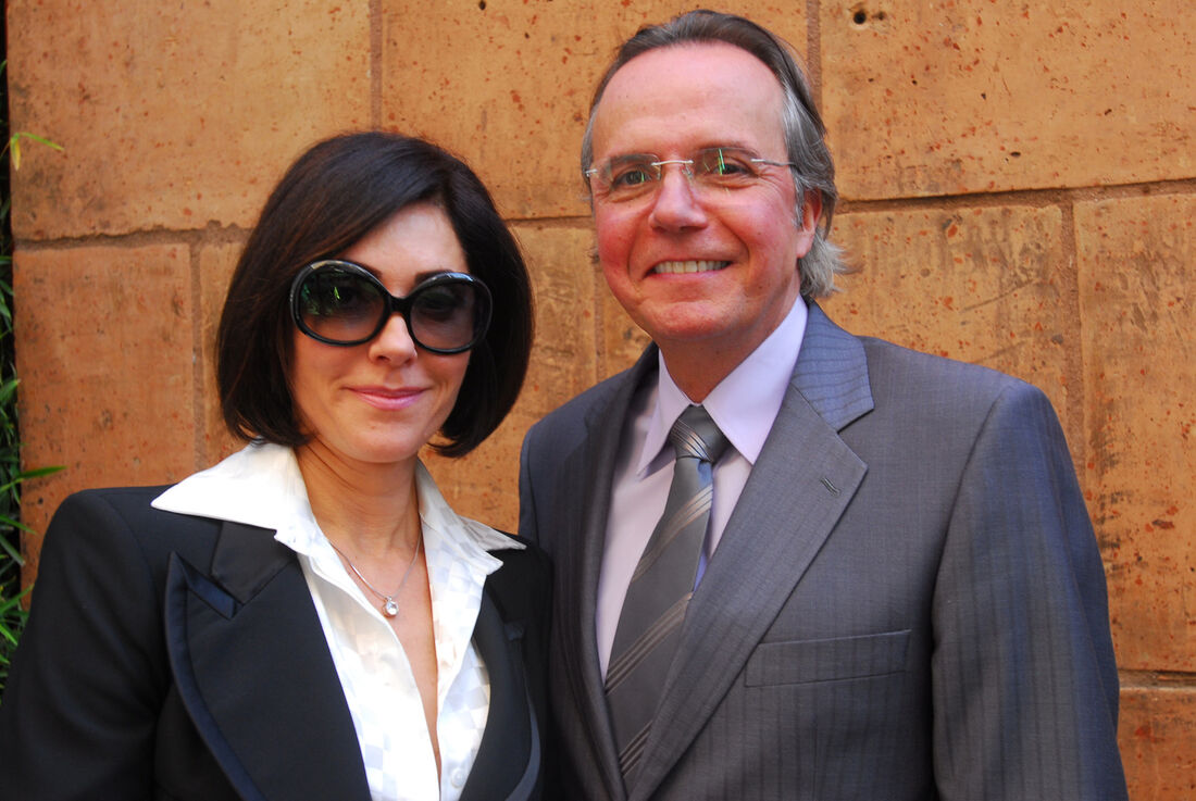 Tato Gabus Mendes e Christiane Torloni