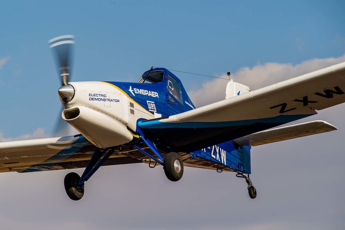 Avião elétrico da Embraer 