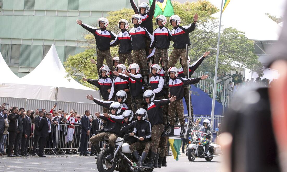 Evento costuma reunir populares e autoridades dos Três Poderes, na Esplanada dos Ministérios, em Brasília