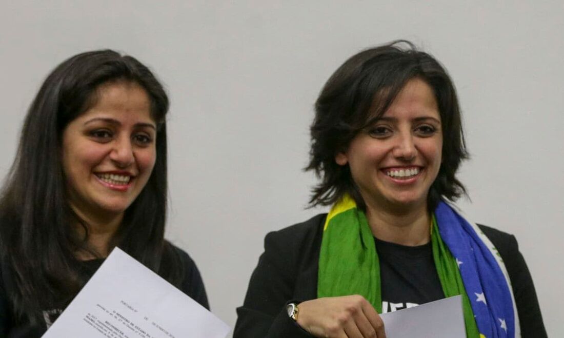 As irmãs Maha e Souad Mamo, que nasceram no Líbano, foram naturalizadas brasileiras