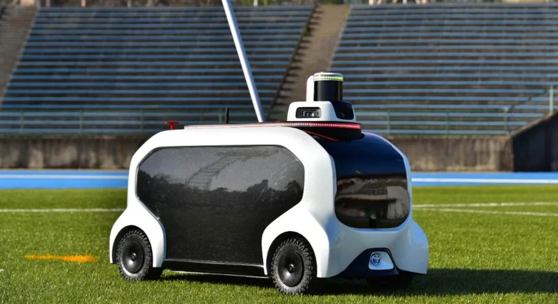 Field Support Robot é um assistente que deu as caras nos jogos de Rugby Sevens e atletismo