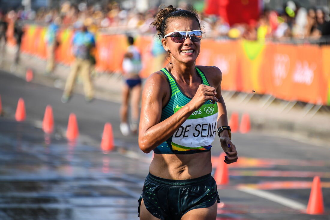 A pernambucana Erica Sena ficou próxima de conseguir uma medalha