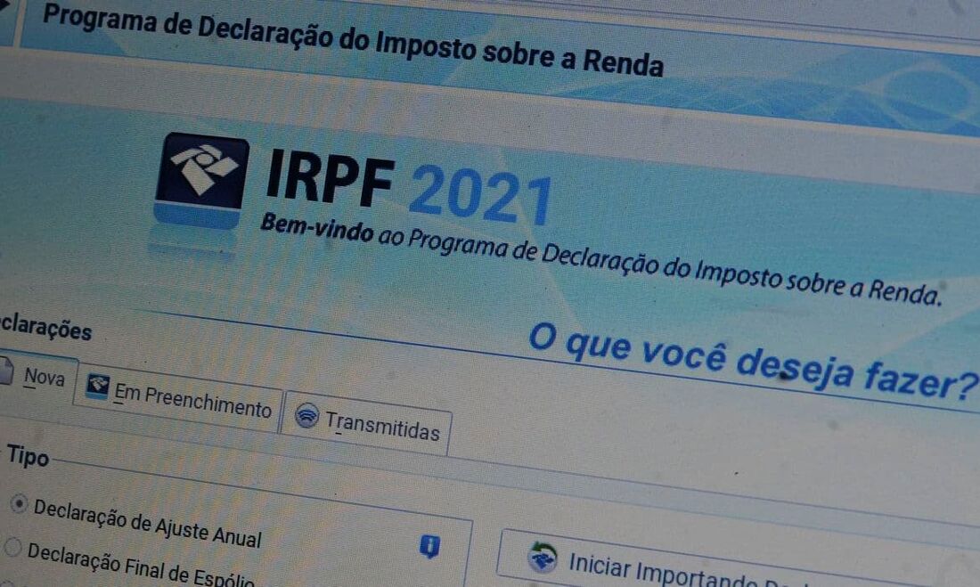 Site da Receita Federal para o IRPF 2021