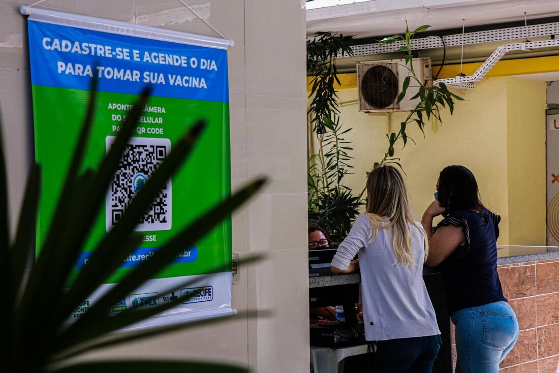 Agendamento da imunização contra a Covid-19 no Recife