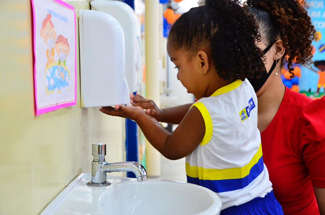 Aulas na Educação Infantil do Recife