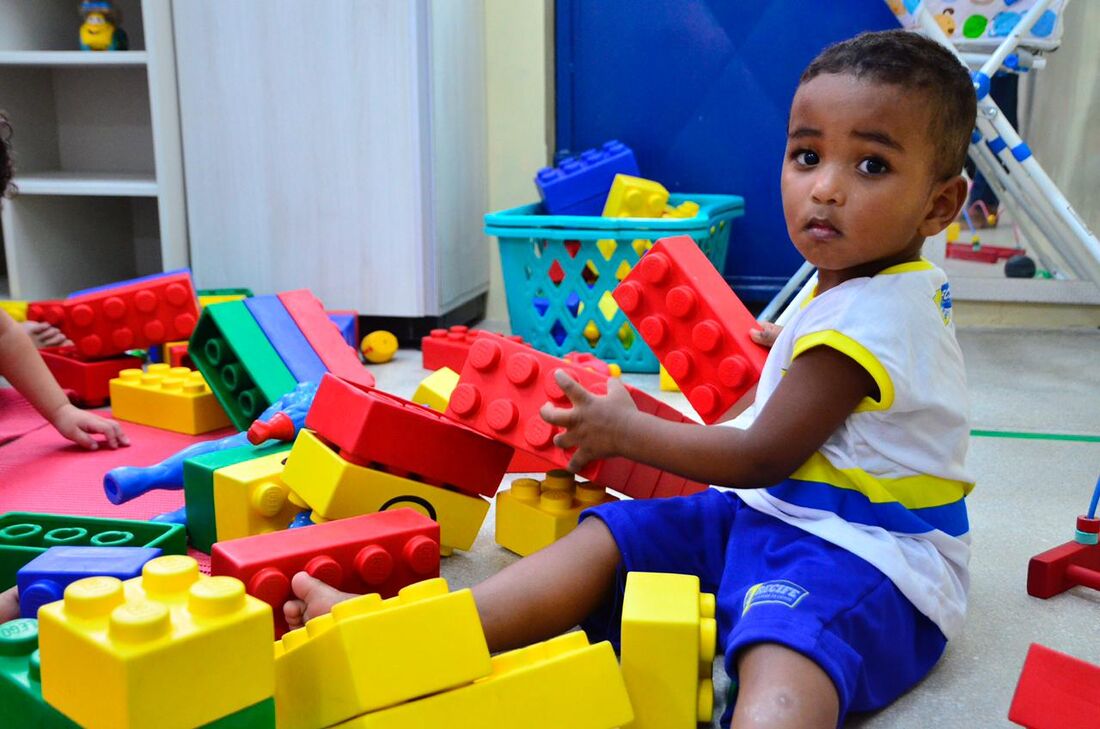 Aluno de creche-escola do Recife