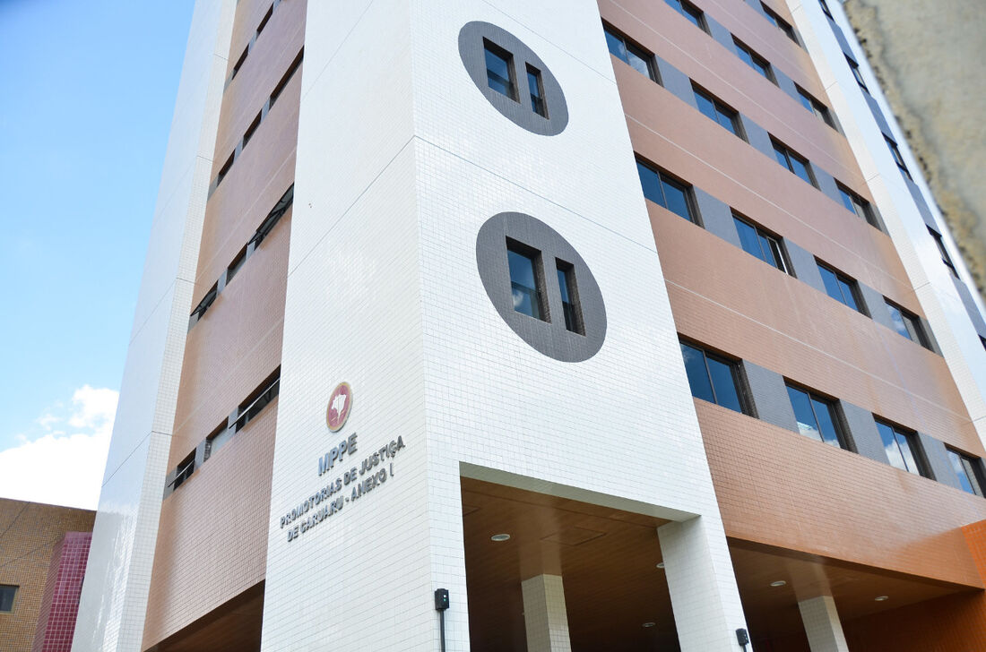 Sede das Promotorias de Justiça do MPPE, em frente ao Fórum de Caruaru, no Agreste