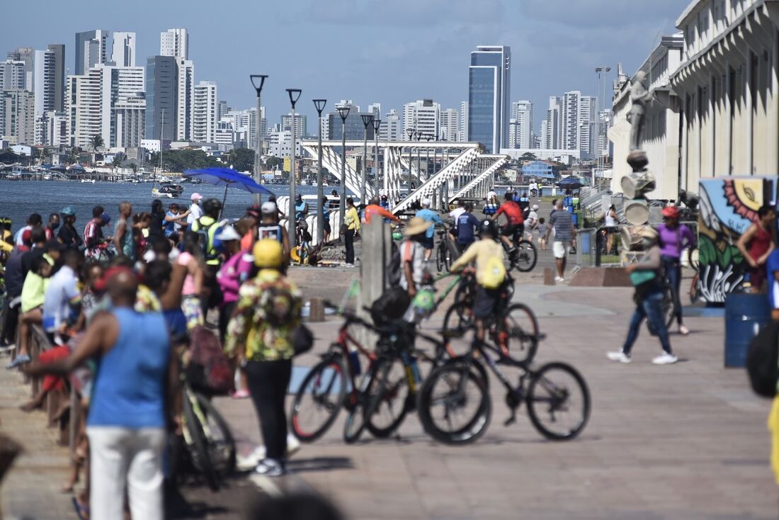 Movimentação no Bairro do Recife