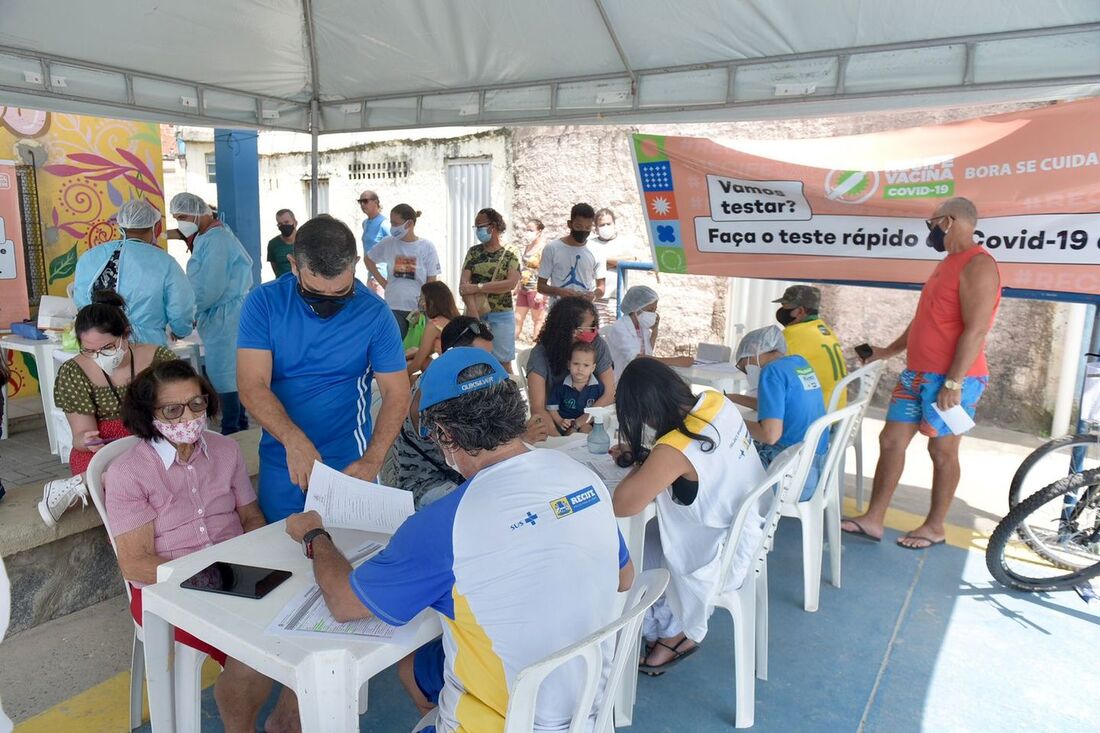 Recife inicia testagem em massa para a Covid-19