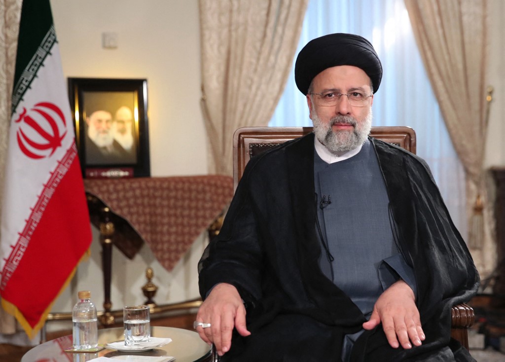 O presidente iraniano Ebrahim Raisi 