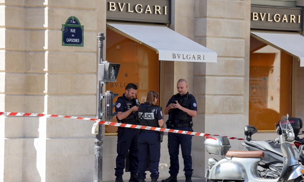 Loja da Bulgari em Paris, capital francesa