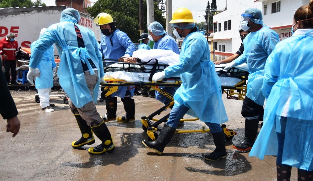 Força-tarefa tentou evacuar o maior número possível de pacientes para outras unidades