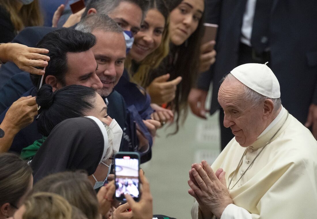 Papa Francisco após audiência no Vaticano 