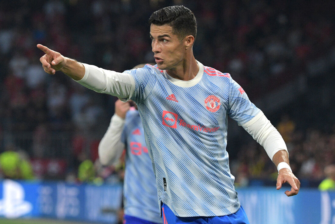 Cristiano Ronaldo, jogador do Manchester United