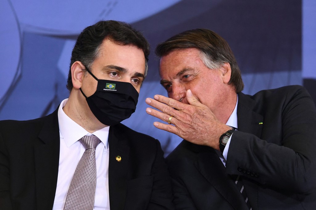 Rodrigo Pacheco e Jair Bolsonaro