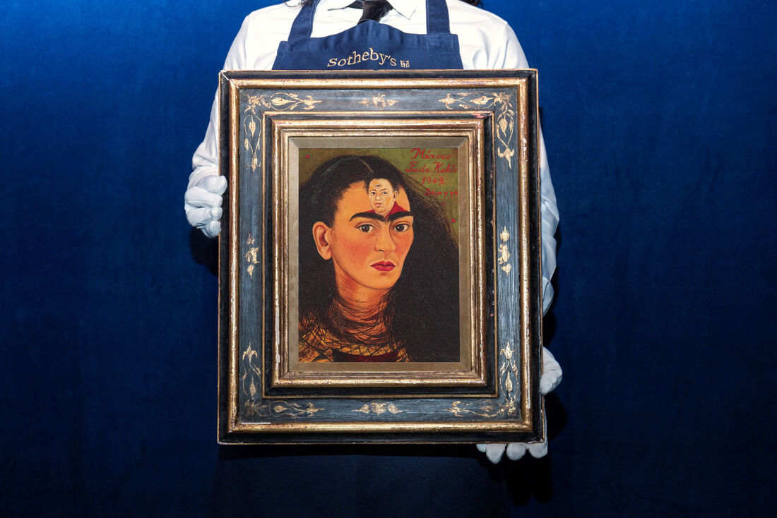 Autorretrato de Frida Kahlo intitulado 'Diego y yo'