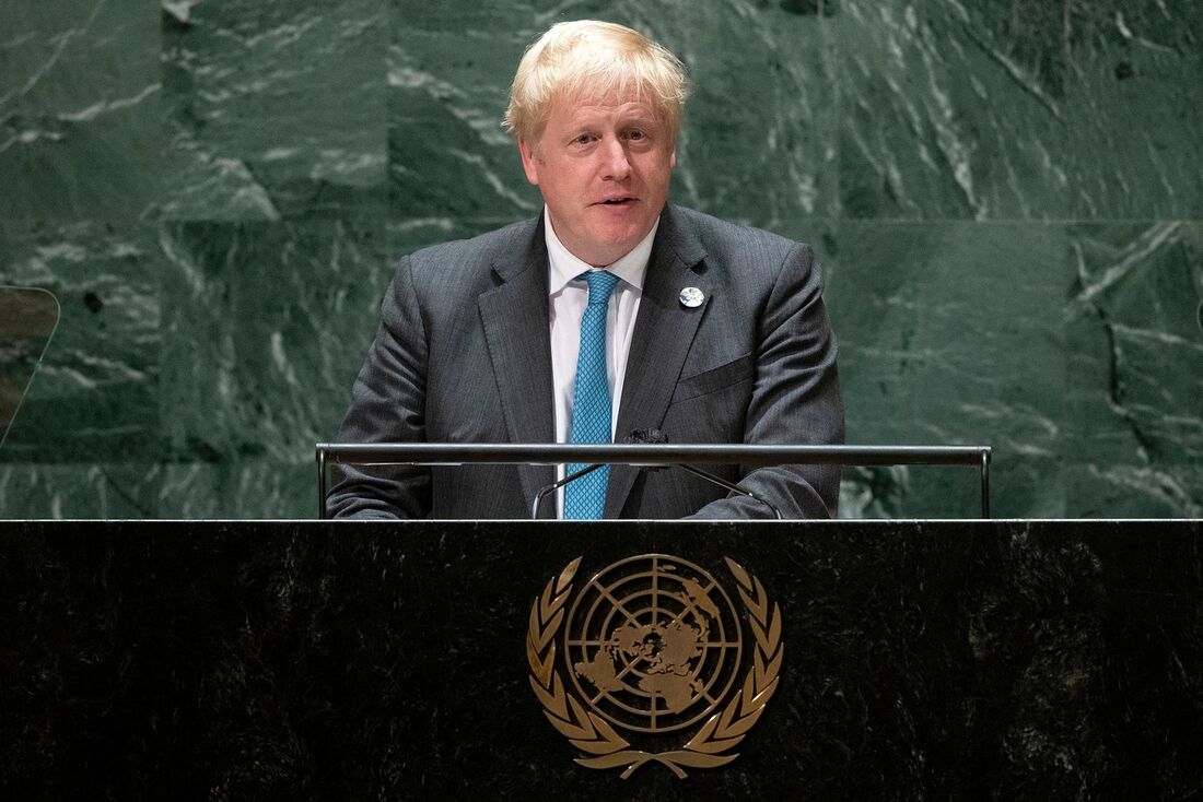 Primeiro-ministro britânico Boris Johnson