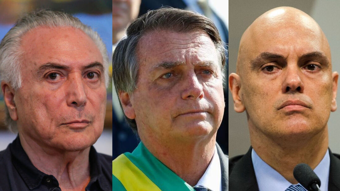 Michel Temer foi intermediário de conversa entre Bolsonaro e o ministro Alexandre de Moraes