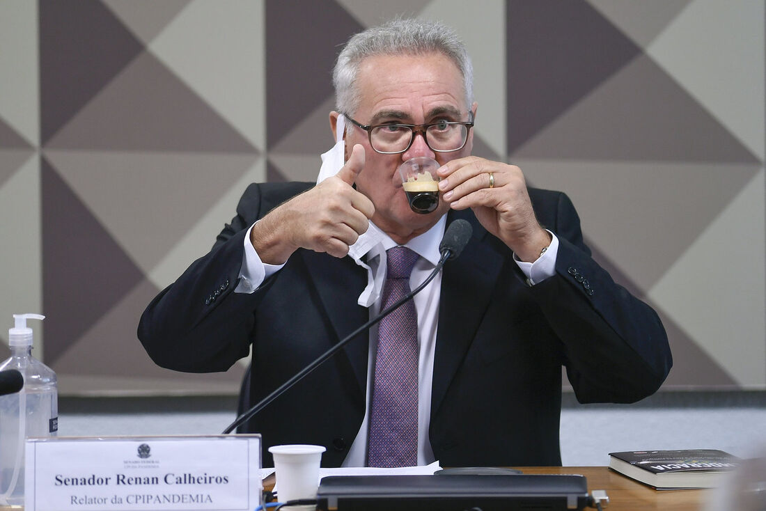 O relator da CPI da Covid, senador Renan Calheiros (MDB-AL)