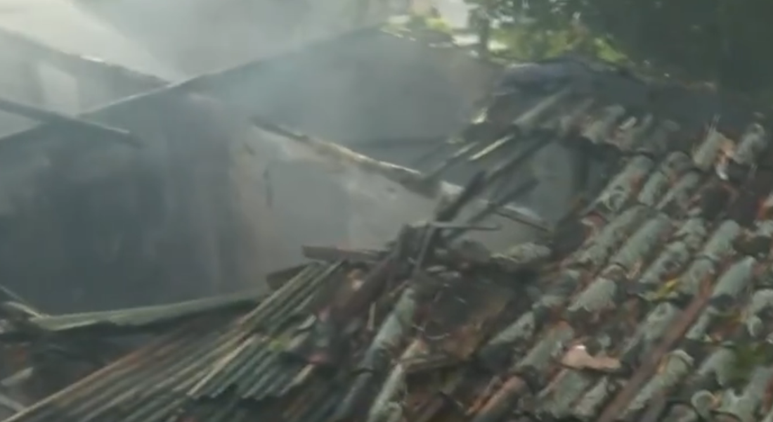 Incêndio destruiu casa na Zona Norte do Recife