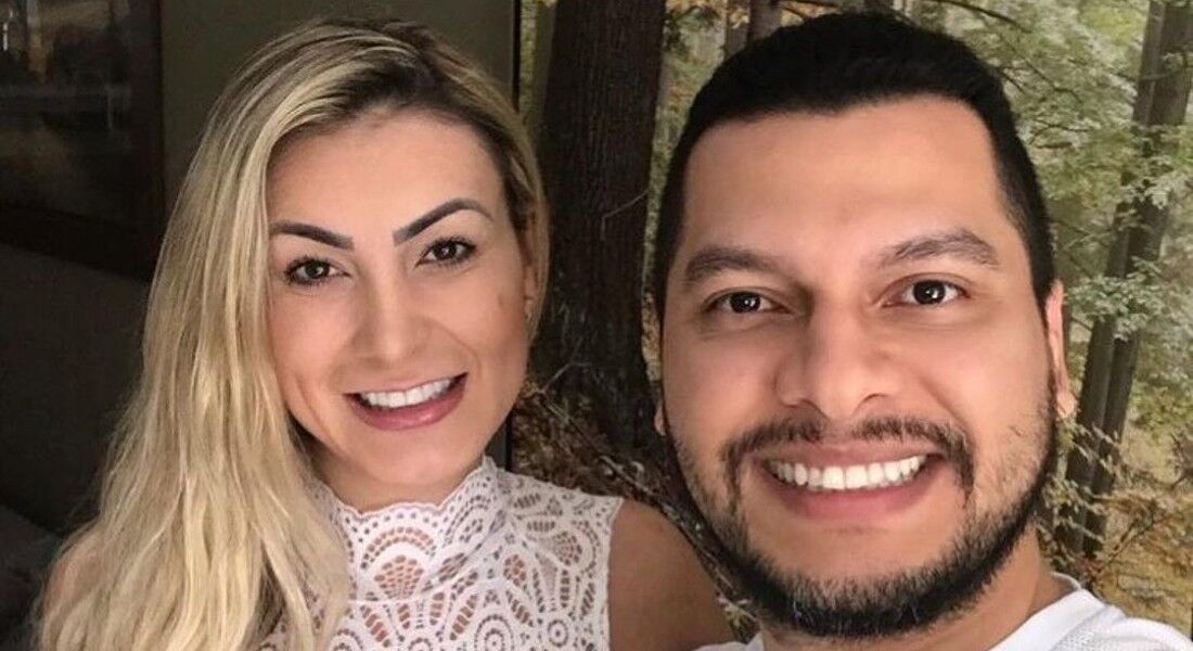 Andressa Urach e seu ex-companheiro, Thiago Lopes