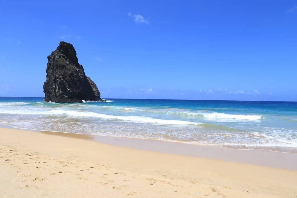 Praia da Cacimba do Padre, em Fernando de Noronha