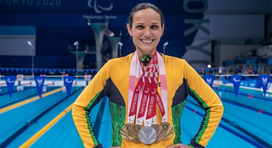 Carol entrou para a história ao se tornar a maior medalhista brasileira em uma única edição