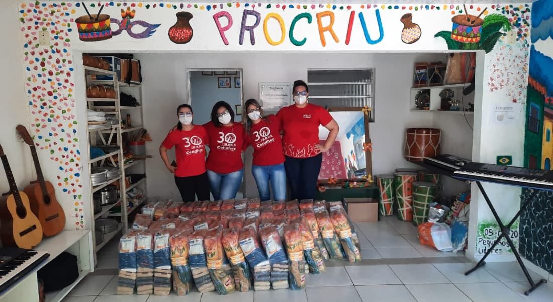 Neste dia 23, o centro vai distribuir cestas