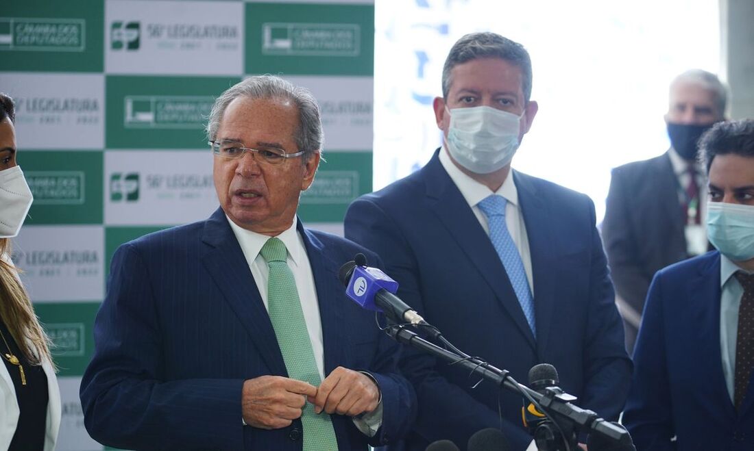 Paulo Guedes e Arthur Lira