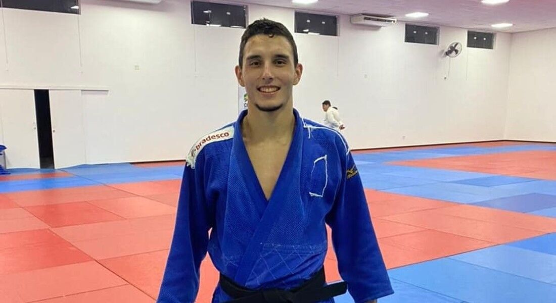 O judoca de 20 anos, Guilherme Schimidt