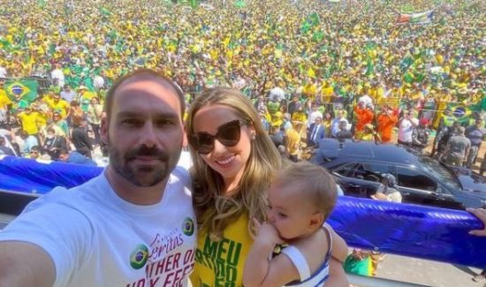 Eduardo, Heloisa e Geórgia