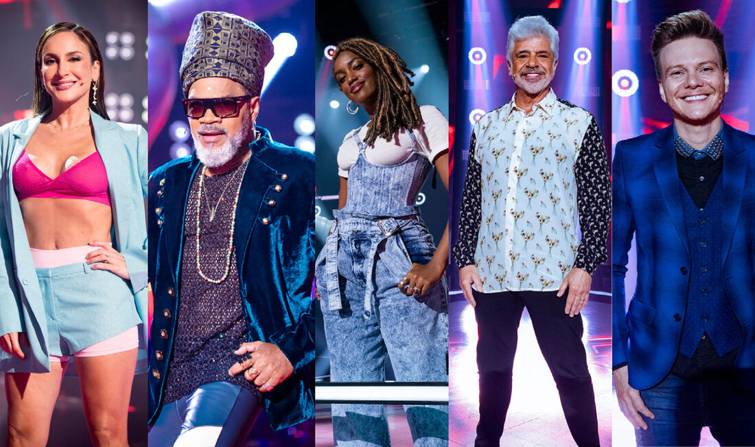 Os cinco técnicos do "The Voice Brasil"