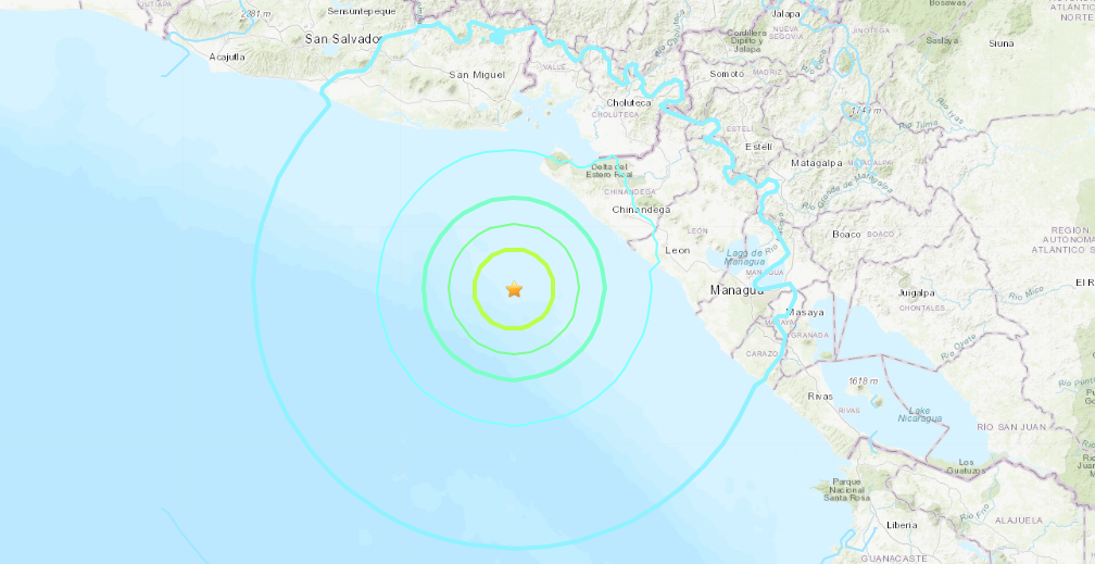 Epicentro do tremor ocorreu na costa do páis