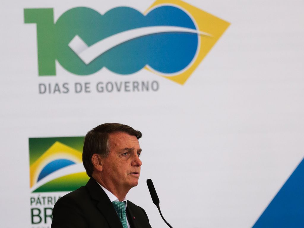 O presidente da República, Jair Bolsonaro, participa do lançamento do programa Crédito Caixa Tem